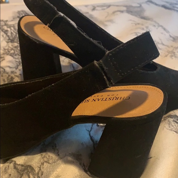 💎Classy Black Pointed Slingback Heels - Picture 4 of 4